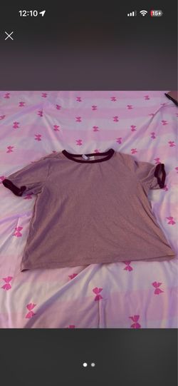 H&M shirt crop top