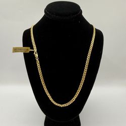10KT Hollow Cuban Link Chain