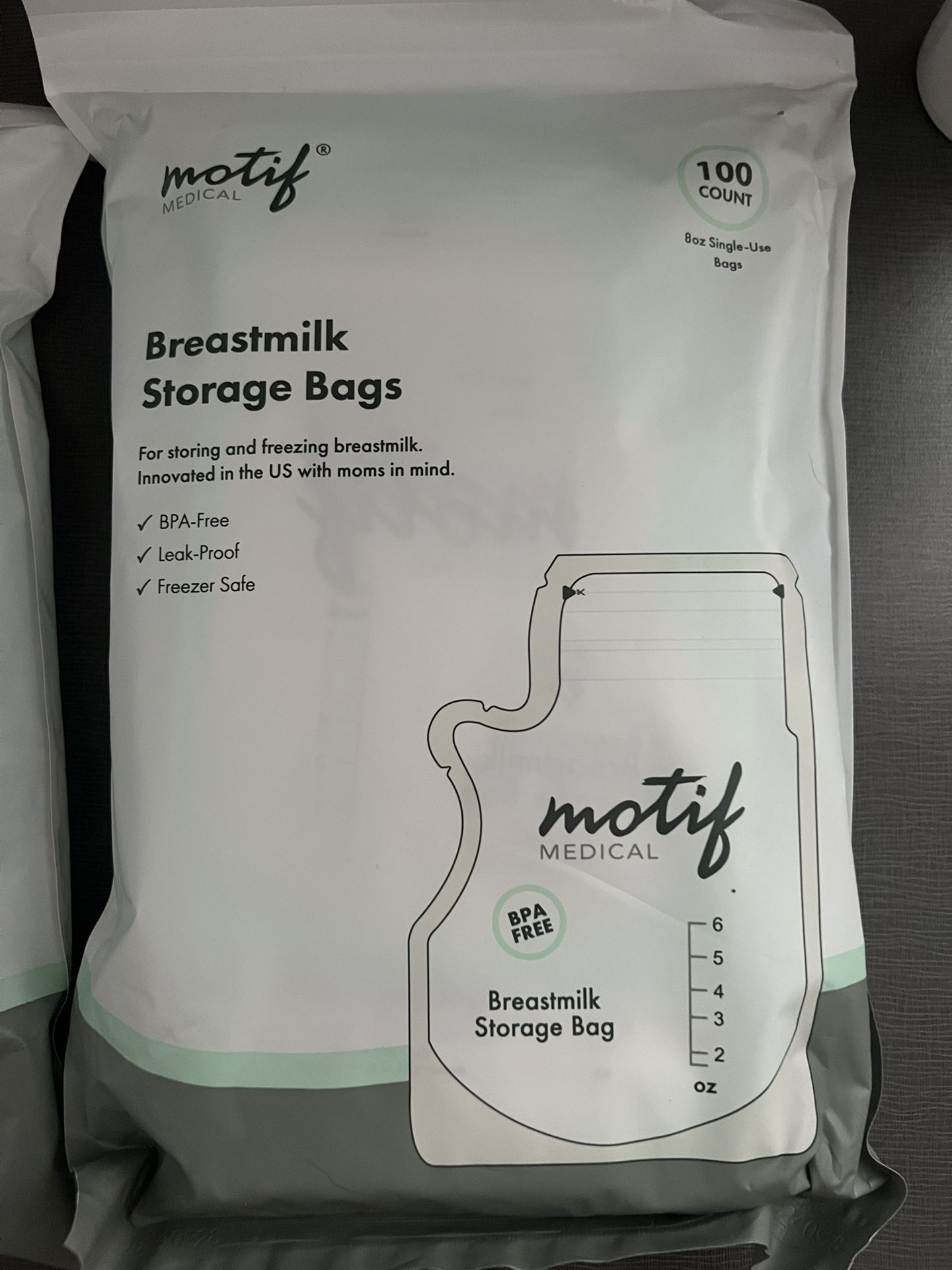 Motif Breast Milk Storage Bags
