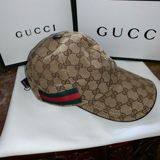 Gg Brown Monogram Hat