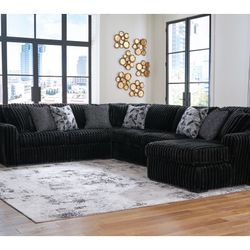 Brand New Ashley’s Midnight Madness Sectional 