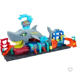 Hot wheels car wash toy set