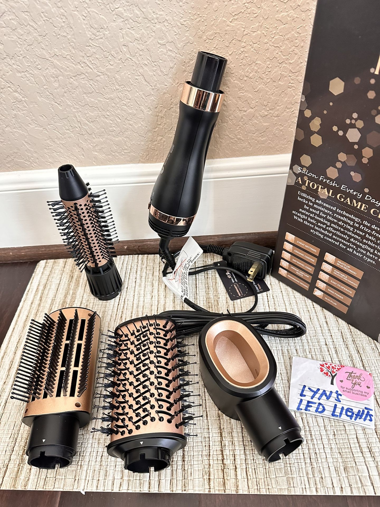 Hair Dryer Straightener Volumizer Curler 4 In 1