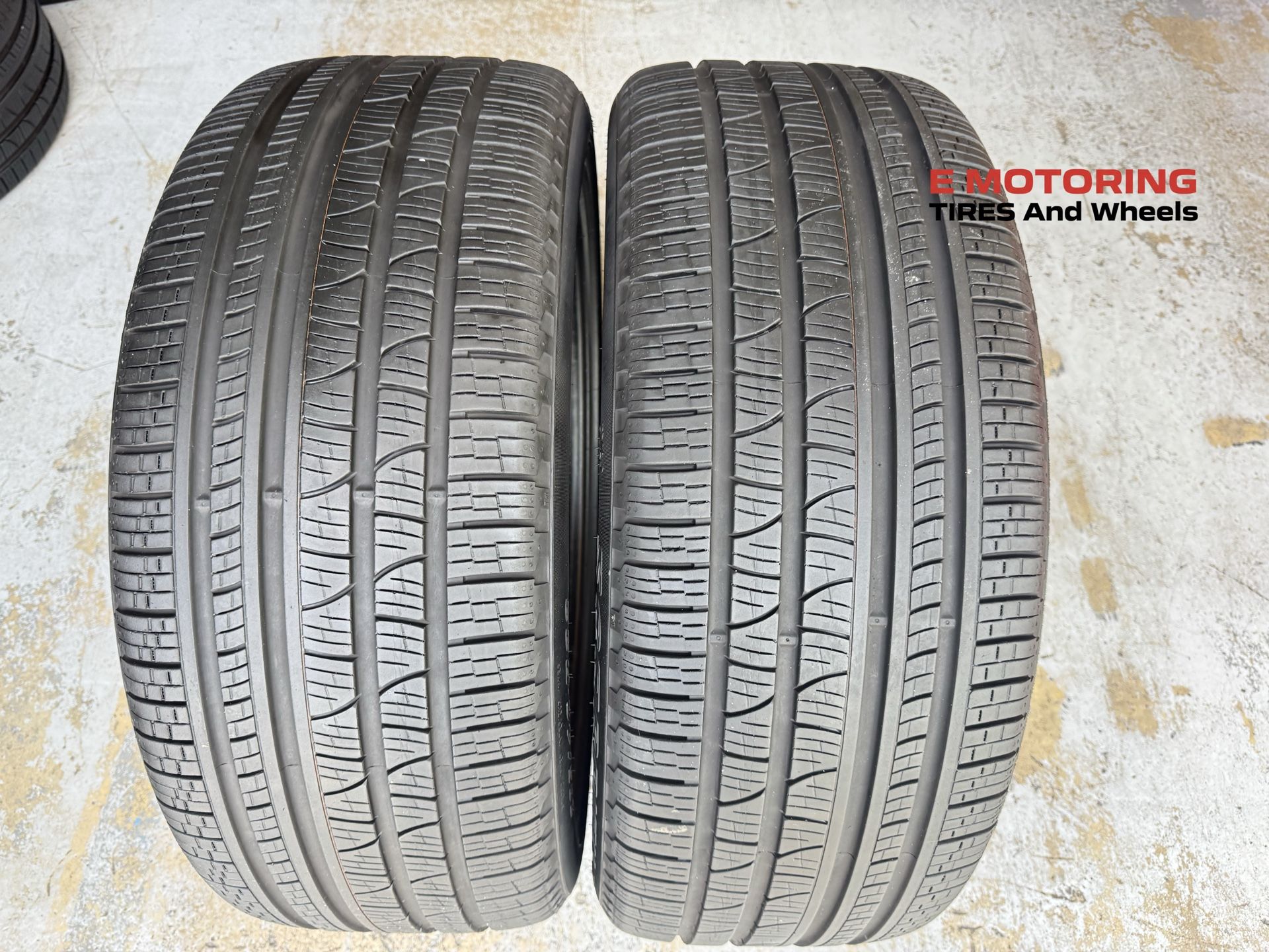 Two Premium Tires 285/40/22 Pirelli Scorpion Verde All Season PNCS Like New With 90% Left Amazing Pair