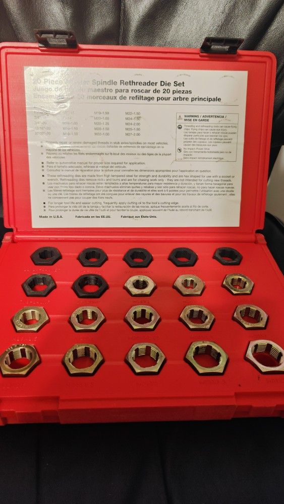 Mac 20 Piece Master Spindle Rethreader TR2599