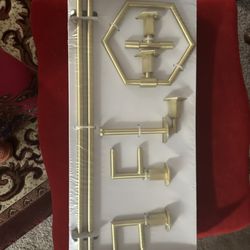 Gold Plated Bathroom Set