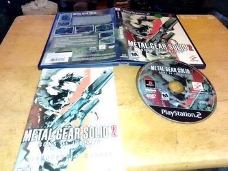 PS2 Game Tactical Espionage Action Metal Gear Solid 2 Sons Of Liberty