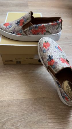 Mk Keaton Slip On Flower Print 