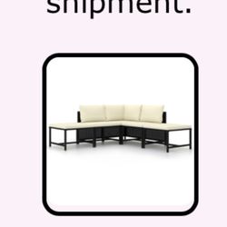 VidaXl Rattan couch 