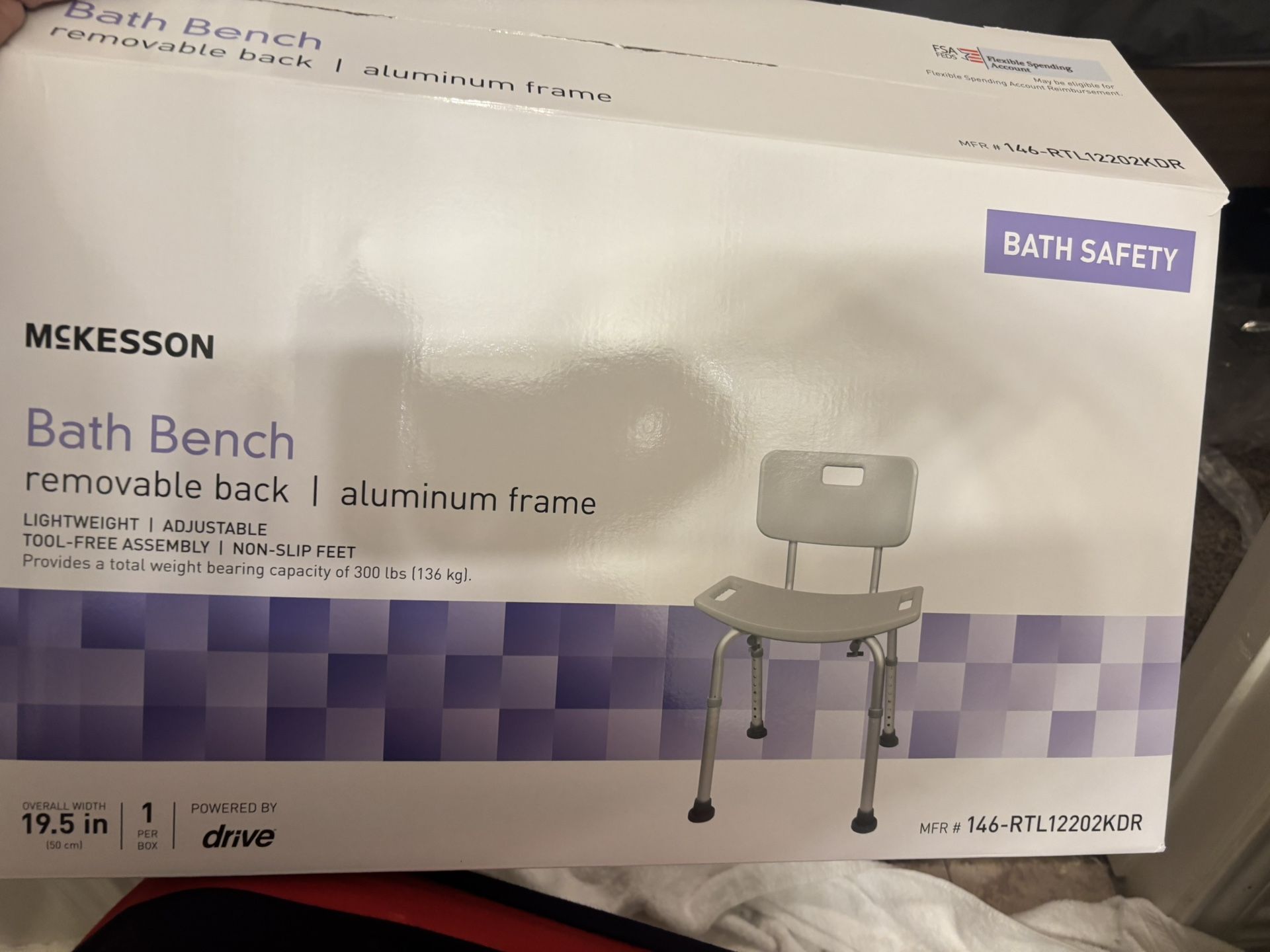 Brand New Shower Chair Still In The Box