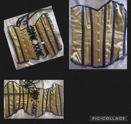 Corset With Stainless Steel Bones 