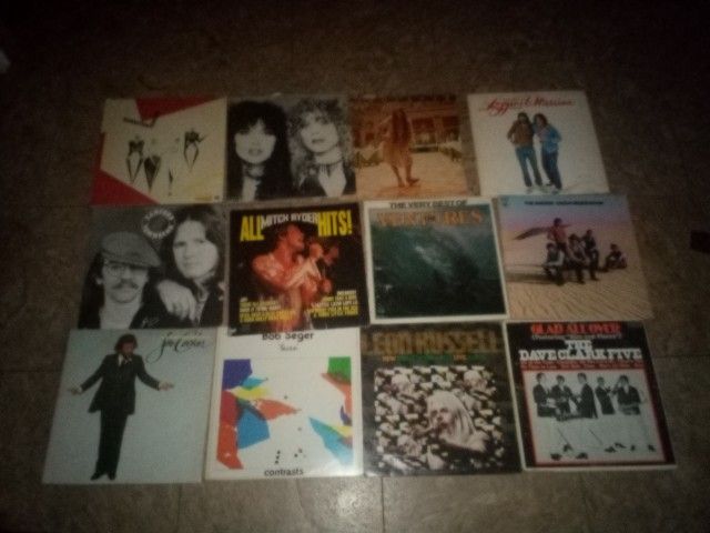 Huge 31 Piece Record Album Collection With Elvis Heart Steely Dan