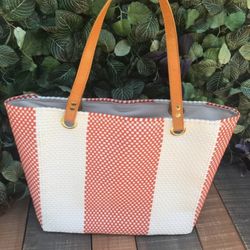 Oaxaca Handwoven Plastic Handbag Tote