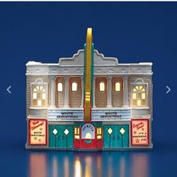 2 BRAND NEW RETIRED DEPT 56 SNOW VILLAGE The Paramount Theater BNIB Never Used 