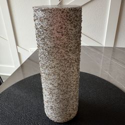 NEW Silver Sparkle Candle