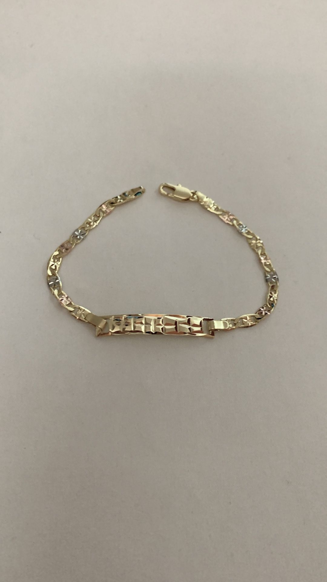 Gold-plated bracelet for children or babies
