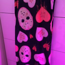 friday The 13th Valentines Throw Blanket 