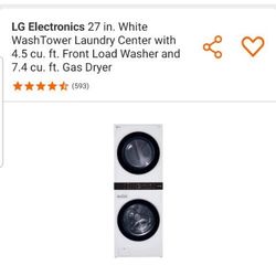 Front Load Washer And Gas Dryer 
