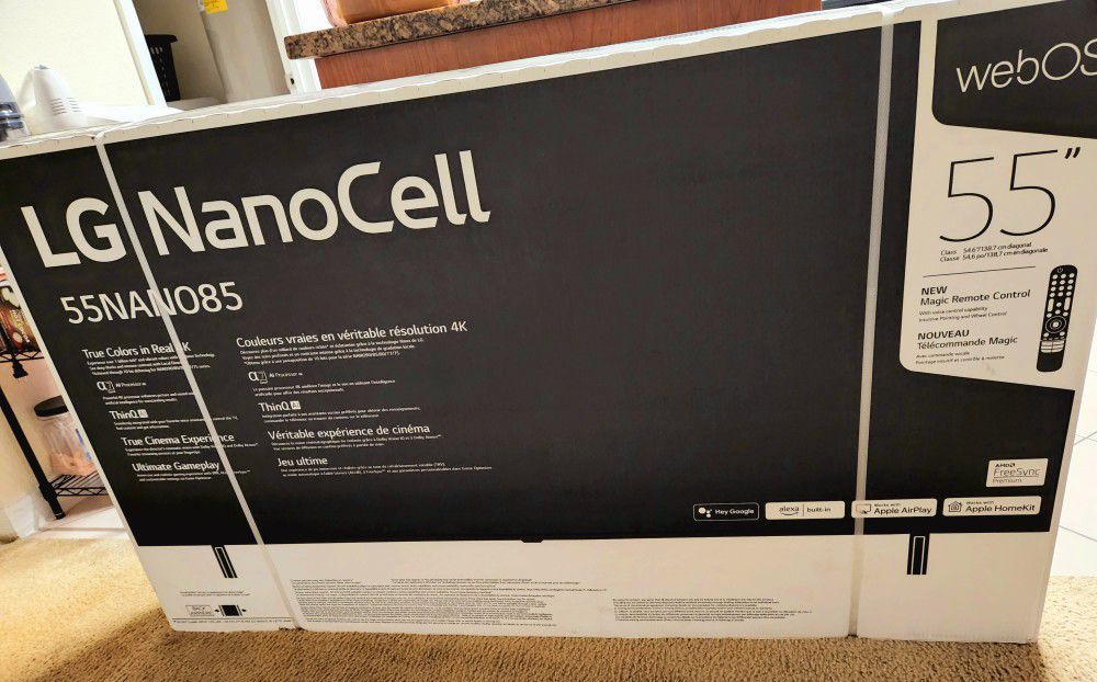 LG 55NANO85UNA NanoCell 85 Series 55" 4K Smart UHD NanoCell TV (Manufacturer Warranty Included)