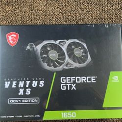 
MSI GTX 1650 Ventus XS OCV1 Edition