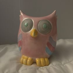 handmade owl piggy bank