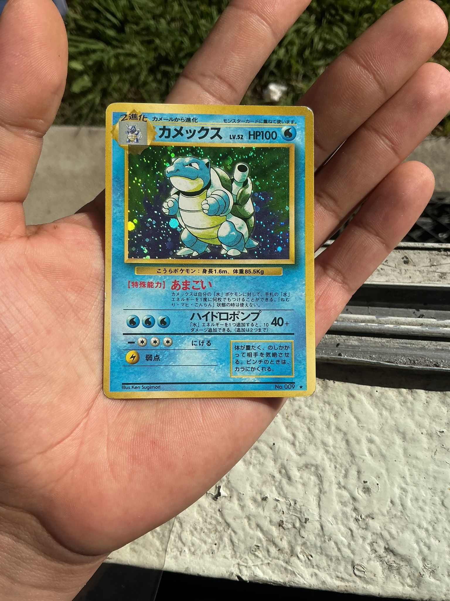 Blastoise - Expansion Pack Damaged Holi Foil