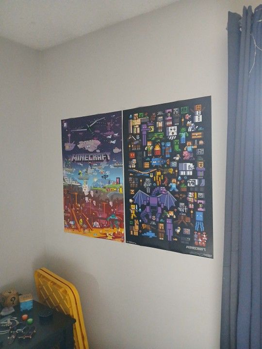 2 Minecraft Posters