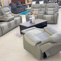 💥Brand New Manual Reclining Livingroom Furniture 💥 Only $49 Today And Pay Later With Or Without Credi 💥 