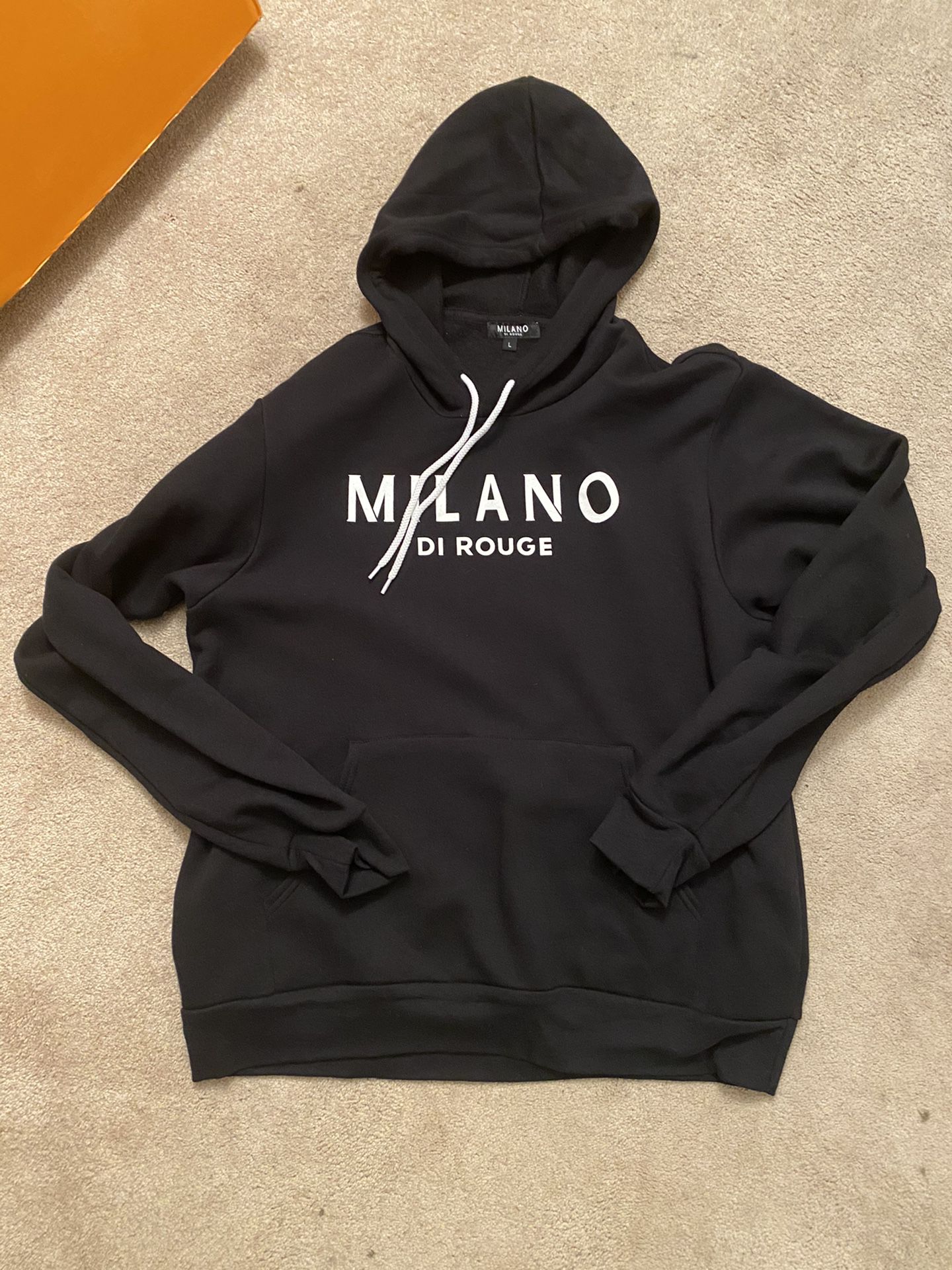 Black Milano hoodie Sz lrg