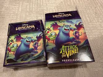 Lorcana attack of the vines prerelease kit empty