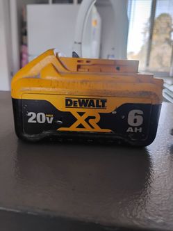 DeWalt 20v 6ah battery