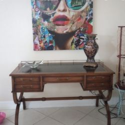 Gorgeous Sligh Lowry Leather Topped Desk. GREAT PRICE