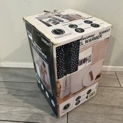 Brand New Towel Warmer - White With Wood Lid Handle