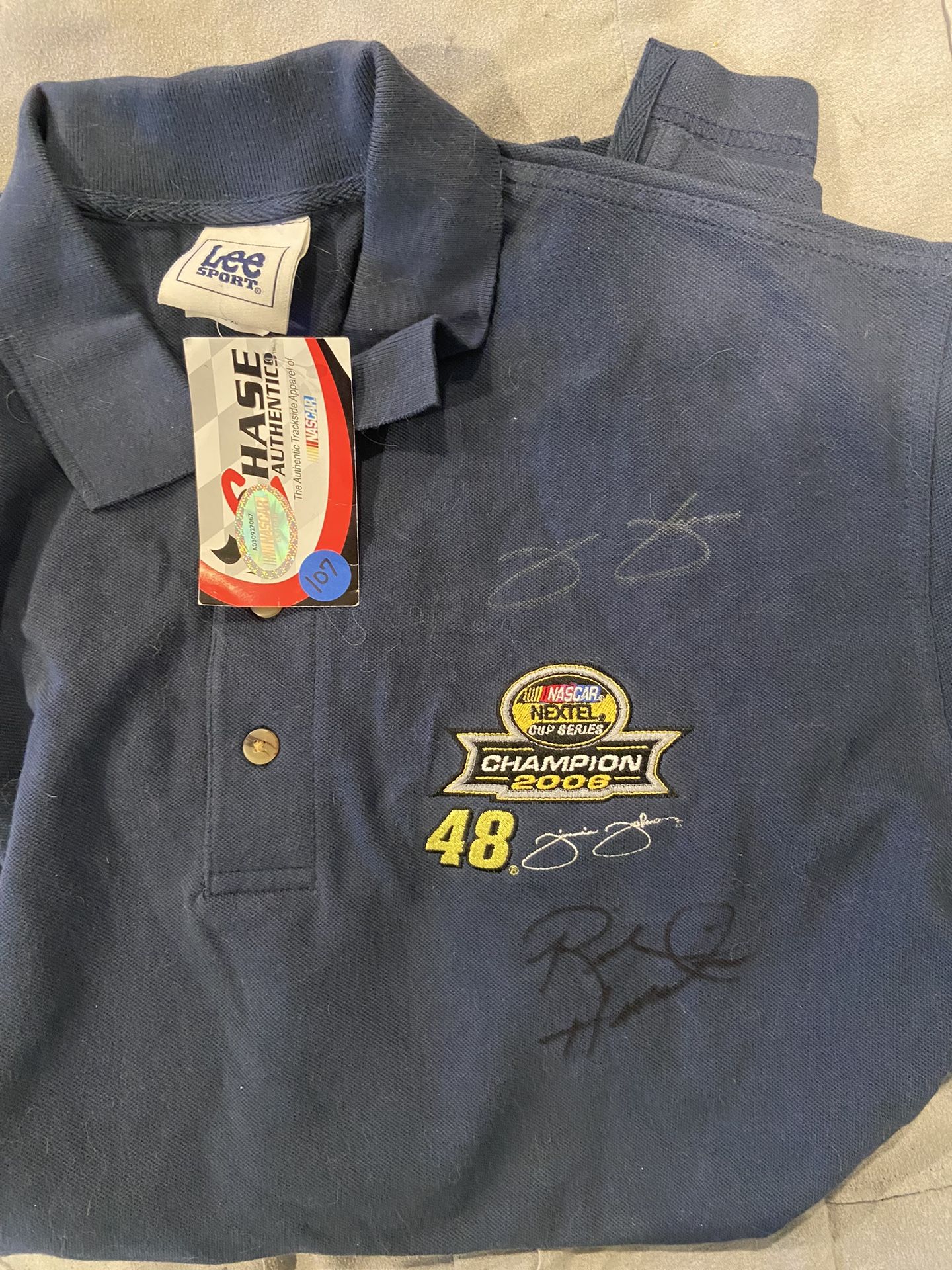 NASCAR Jimmie Johnson autographed Shirt