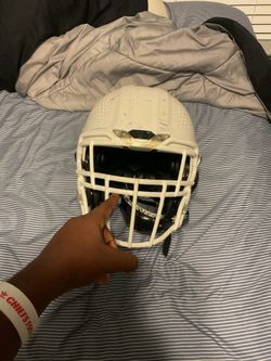 Used White Vicis Helmet. Size-large