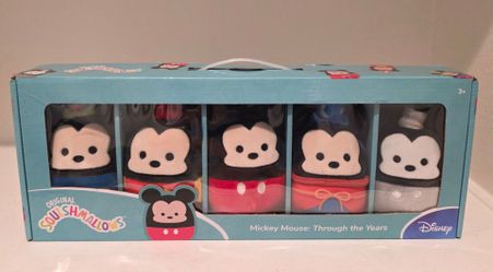Squishmallows Disney Mickey Mouse: Through The Years 4in Box Set NEW