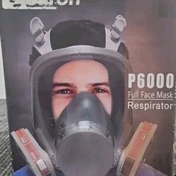 Moaron Air Purifying Adjustable Comfort Strap P6000 Full Face Mask Respirator