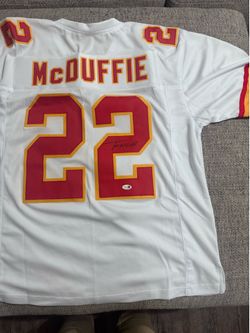 Trent McDuffie Signed Autograph Custom Jersey - JSA Coa - Kansas City Chiefs