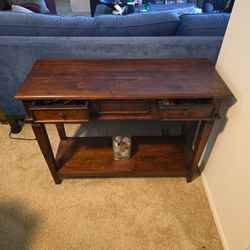 Wood Console Table
