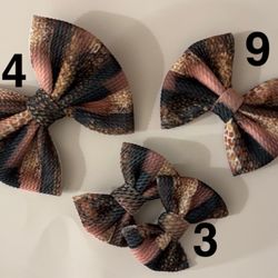Fall Hair Bows