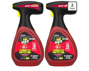 Raid Max Perimeter Protection, Multi Insect Killer Spray for Bugs, 30 fl oz (Pack of 2)