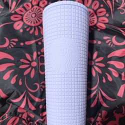 Starbucks 24oz Grid Matte Lilac Tumbler