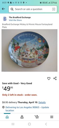 Fantasyland Plate Collectors Disney