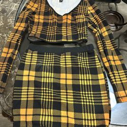 Mini Falda Y Blusa Talla S