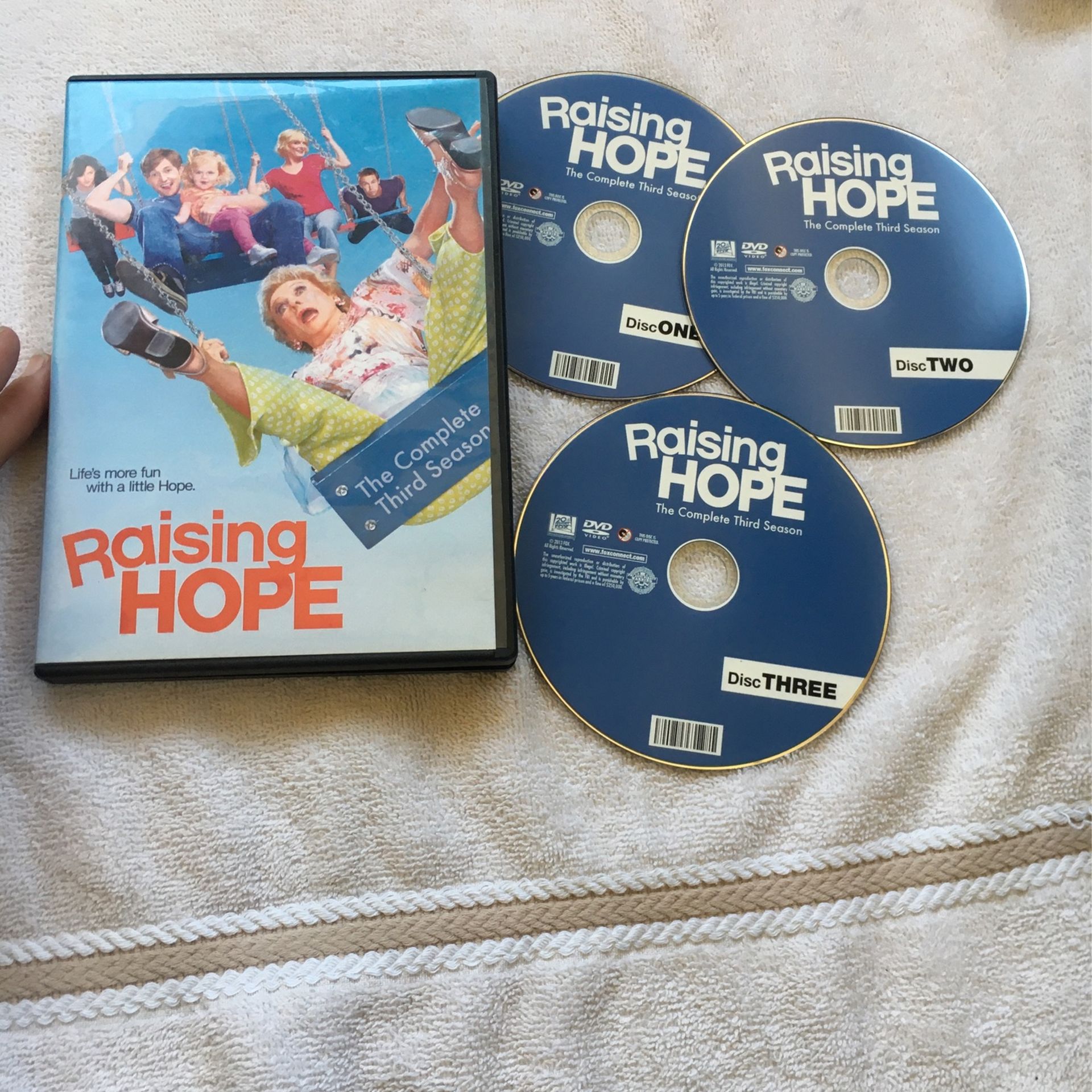 TV Show Series/Seasons, “Raising Hope” & “Men At Work