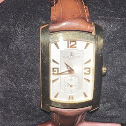 18k Gold Baume & Mercier mens Watch 