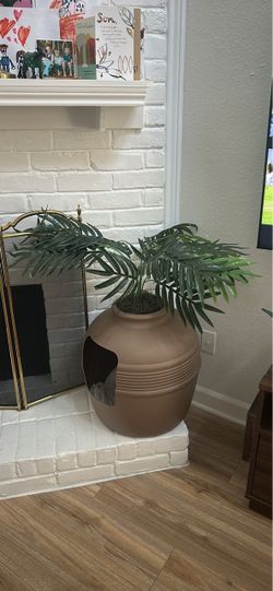 Large Faux Planter Litter Box Enclosure