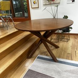 West Elm Jax Round 48” Dining Table 