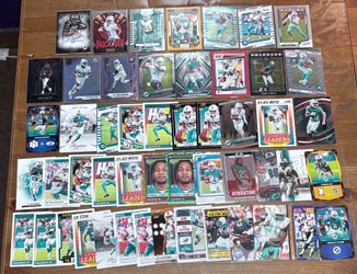 Miami Dolphins Football Card Lot - Mint