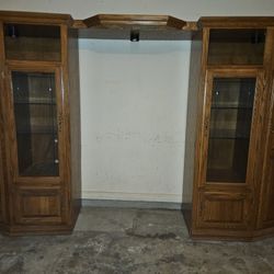 Honey Oak Entertainment Center